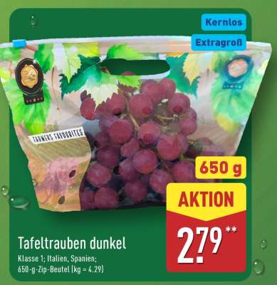 Tafeltrauben dunkel