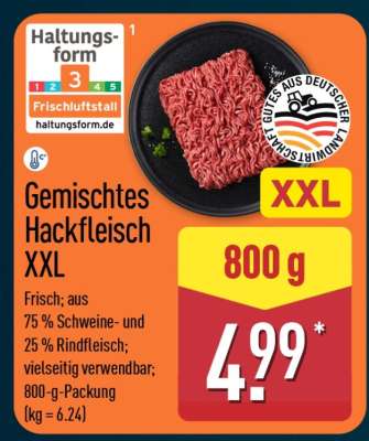 Gemischtes Hackfleisch XXL