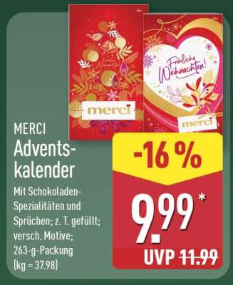 MERCI Adventskalender
