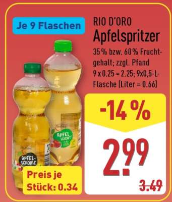 RIO D'ORO Apfelspritzer