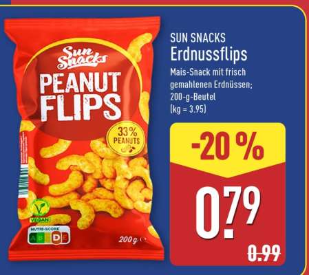SUN SNACKS Erdnussflips