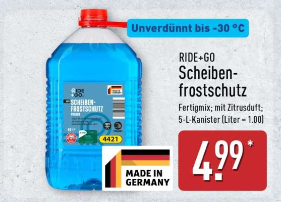 RIDE+GO Scheibenfrostschutz