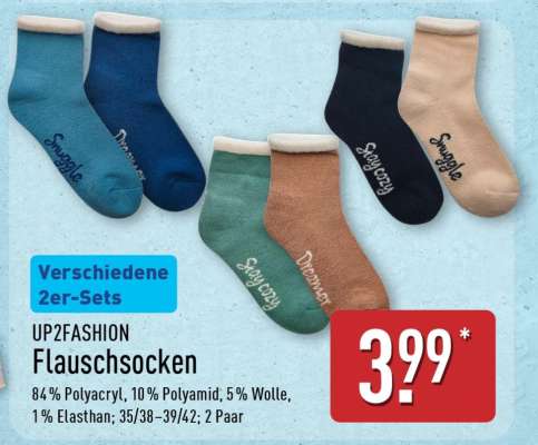 UP2FASHION Flauschsocken