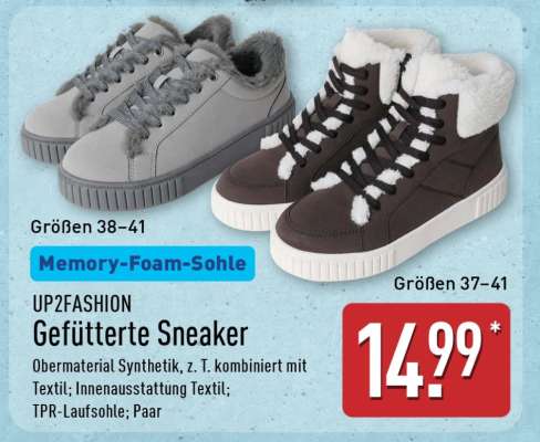 UP2FASHION Gefütterte Sneaker