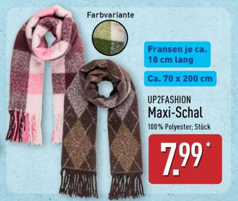 UP2FASHION Maxi- Schal
