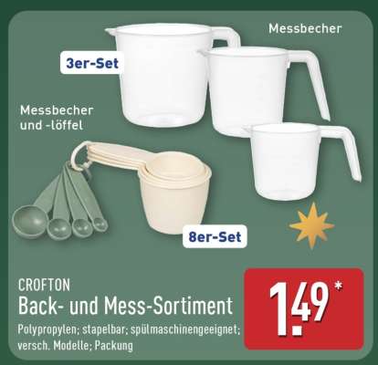 CROFTON Back- und Mess-Sortiment