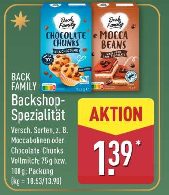 BACK FAMILY Backshop-Spezialität