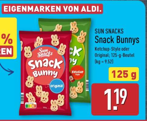 SUN SNACKS Snack Bunnys