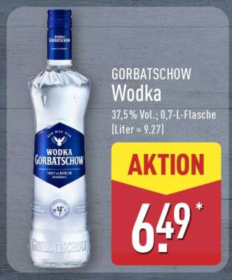 GORBATSCHOW WODKA