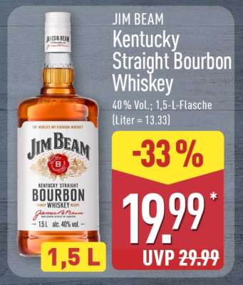 Jim Beam Kentucky Straight Bourbon Whiskey