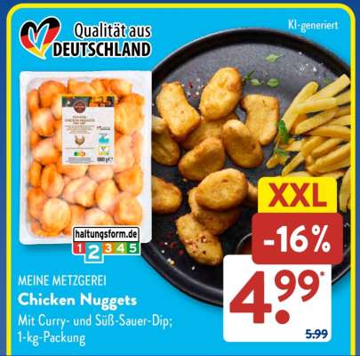 MEINE METZGEREI Chicken-Nuggets