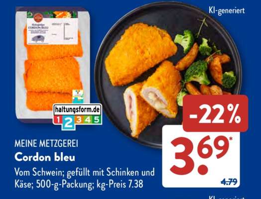 MEINE METZGEREI Cordon bleu