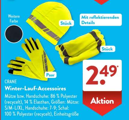 CRANE Winter-Lauf-Accessoires