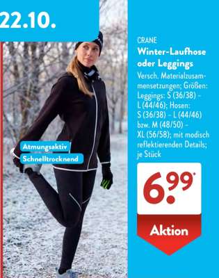 CRANE Winter-Laufhose oder Leggings