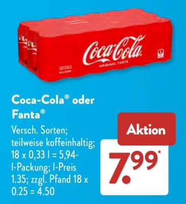 Coca-Cola oder Fanta
