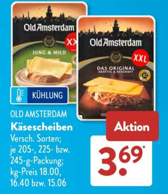 Old Amsterdam Käsescheiben