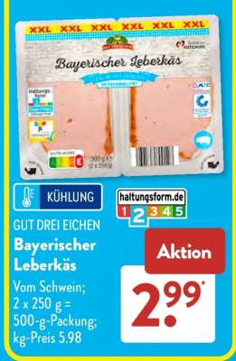 GUT DREI EICHEN Bayerischer Leberkäs
