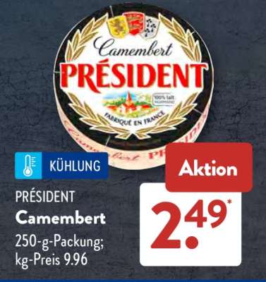 PRÉSIDENT Camembert