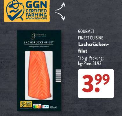 GOURMET FINEST CUISINE Lachsrückenfilet