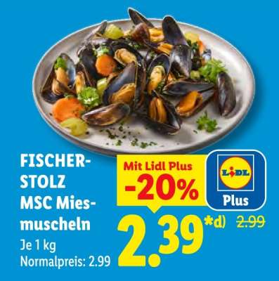 FISCHER-STOLZ MSC Miesmuscheln