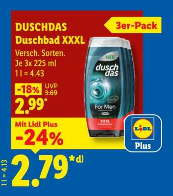DUSCHDAS Duschbad XXXL