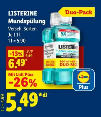 LISTERINE Mundspülung