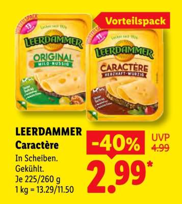 Leerdammer Caractère