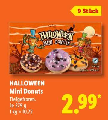 Halloween Mini Donuts
