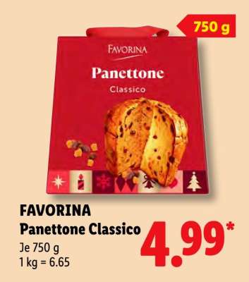 FAVORINA Panettone Classico