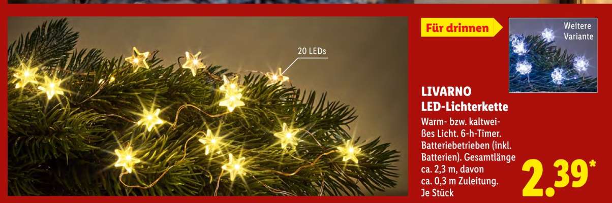 LIVARNO LED-Lichterkette