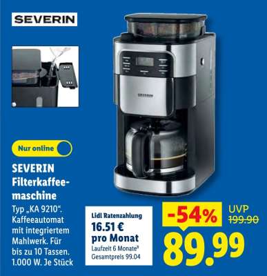 SEVERIN Filterkaffeemaschine