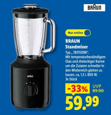 BRAUN Standmixer