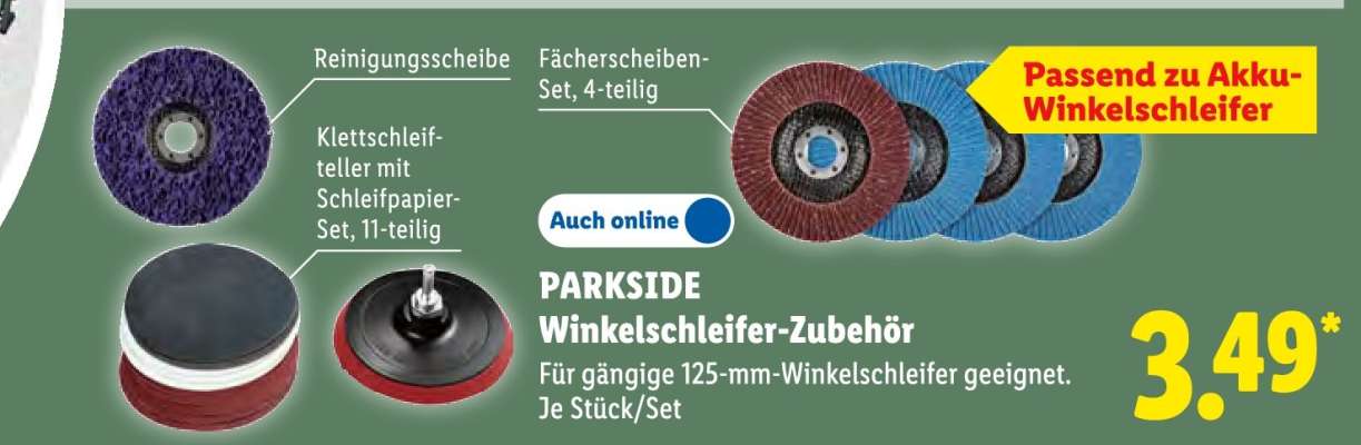 PARKSIDE Winkelschleifer-Zubehör
