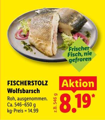 Fischerstolz Wolfsbarsch