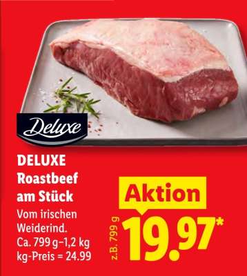 Deluxe Roastbeef am Stück