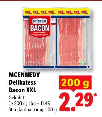 McEnnedy Delikatess Bacon XXL