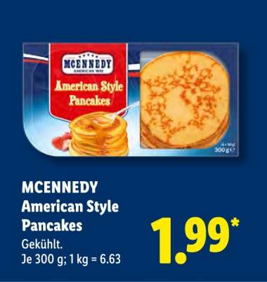 McEnnedy American Style Pancakes