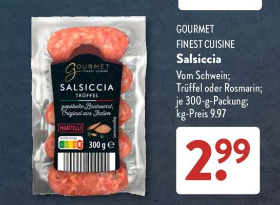 GOURMET FINEST CUISINE Salsiccia
