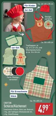 CROFTON Schürze/Küchenset