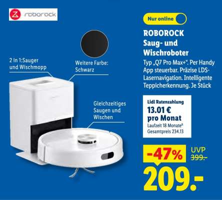 Roborock Saug- und Wischroboter