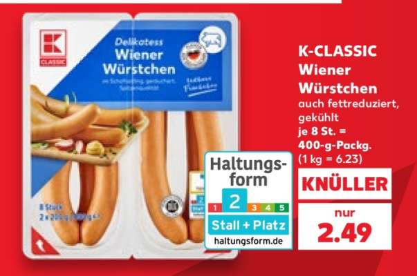 K-CLASSIC Wiener Würstchen