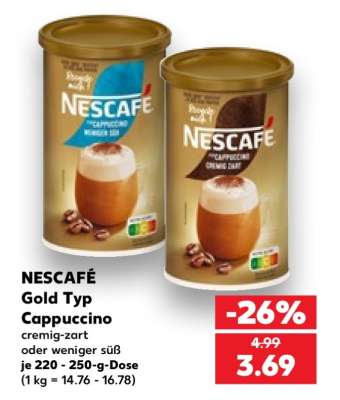 NESCAFÉ Gold Typ Cappuccino