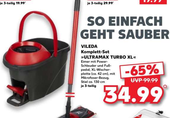 VILEDA Komplett-Set »ULTRAMAX TURBO XL«