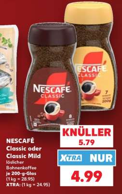 NESCAFÉ Classic oder Classic Mild