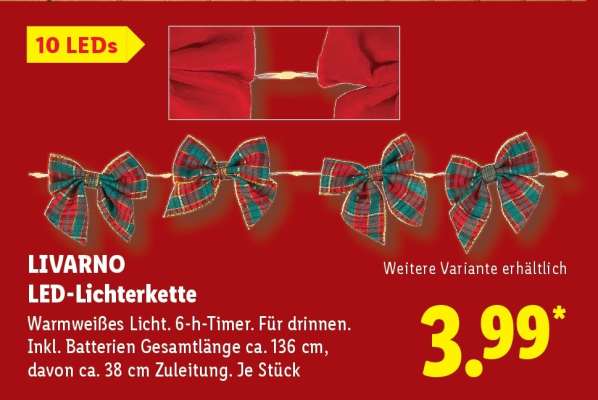 LIVARNO LED-Lichterkette