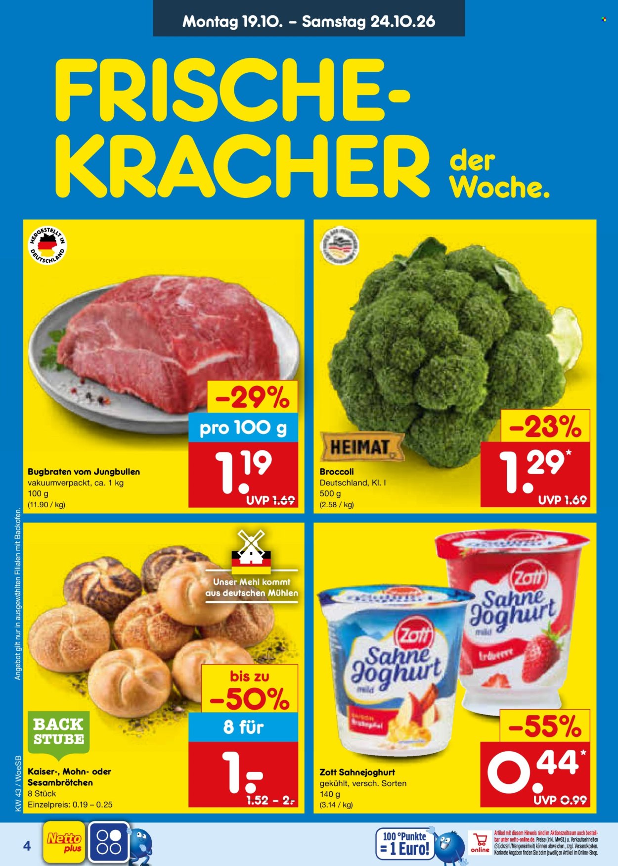 Netto Marken-Discount Prospekte  - 19.10.2026 - 24.10.2026. Seite 4