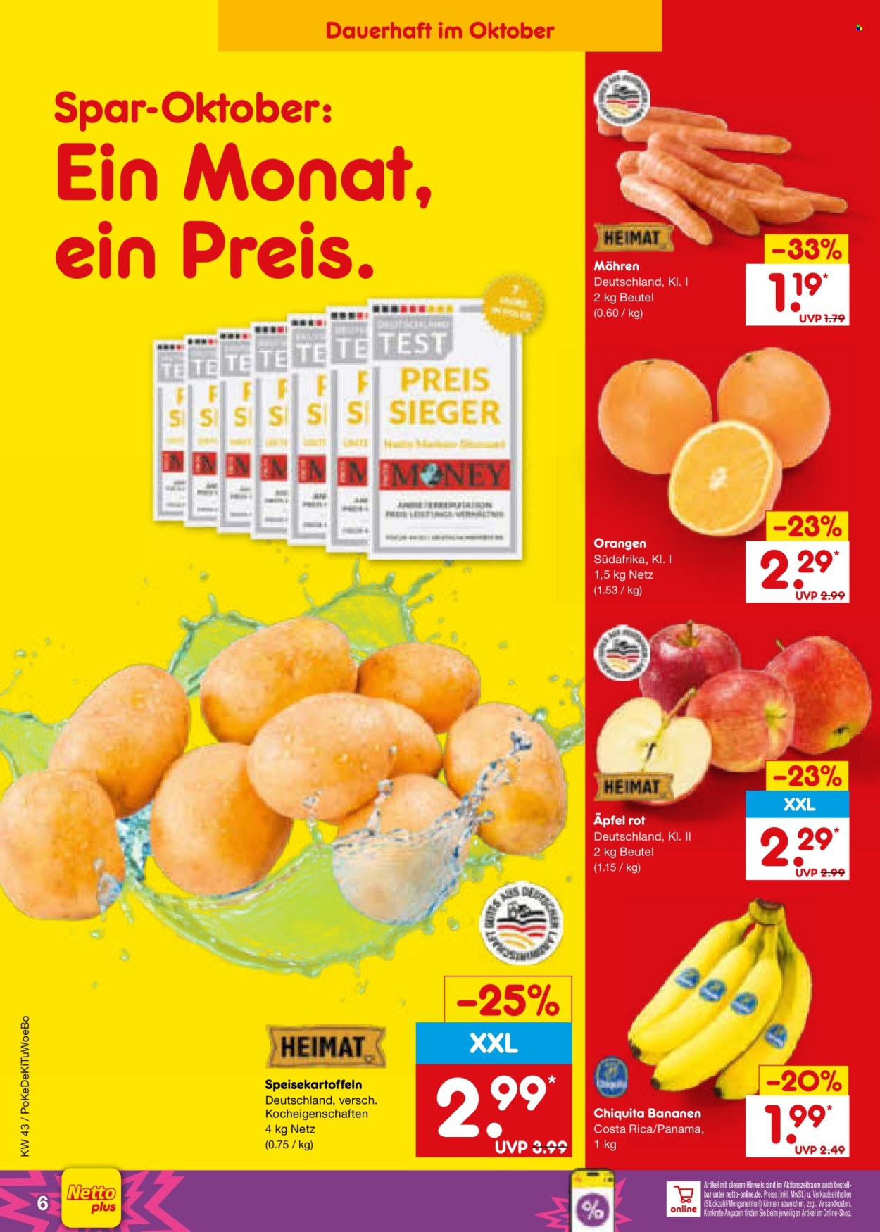 Netto Marken-Discount Prospekte  - 19.10.2026 - 24.10.2026. Seite 6