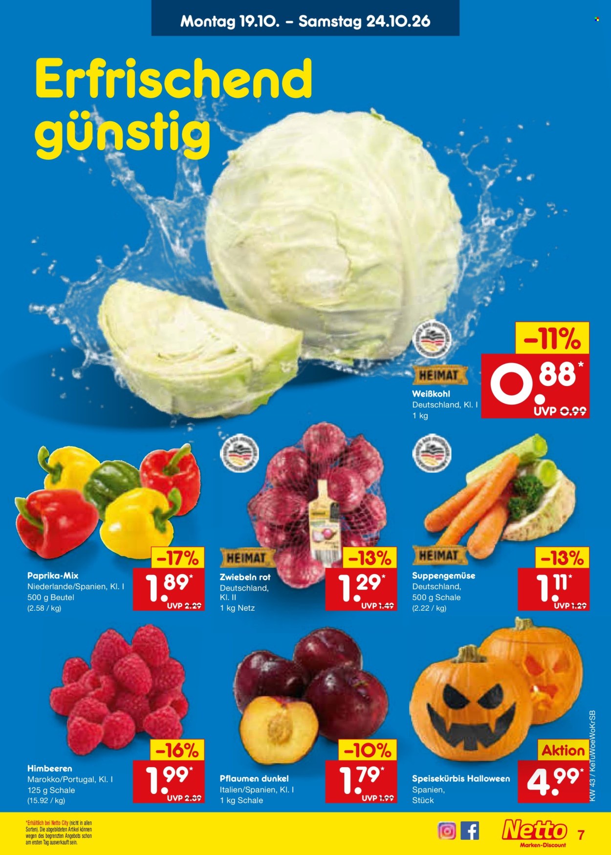 Netto Marken-Discount Prospekte  - 19.10.2026 - 24.10.2026. Seite 7