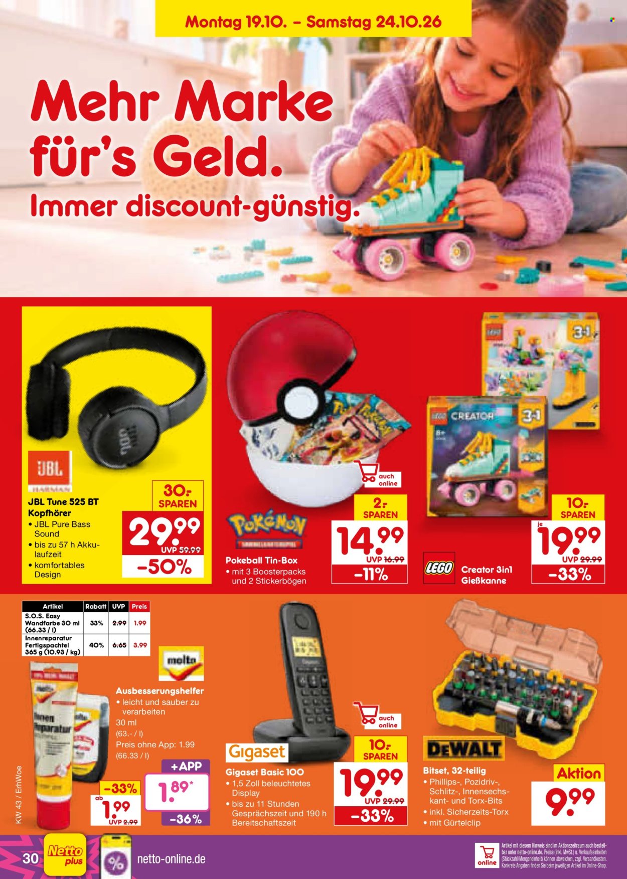Netto Marken-Discount Prospekte  - 19.10.2026 - 24.10.2026. Seite 40