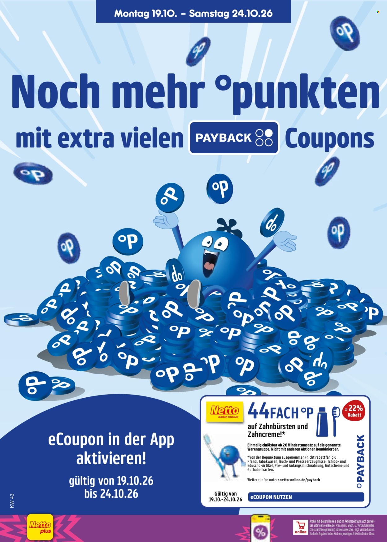 Netto Marken-Discount Prospekte  - 19.10.2026 - 24.10.2026. Seite 64